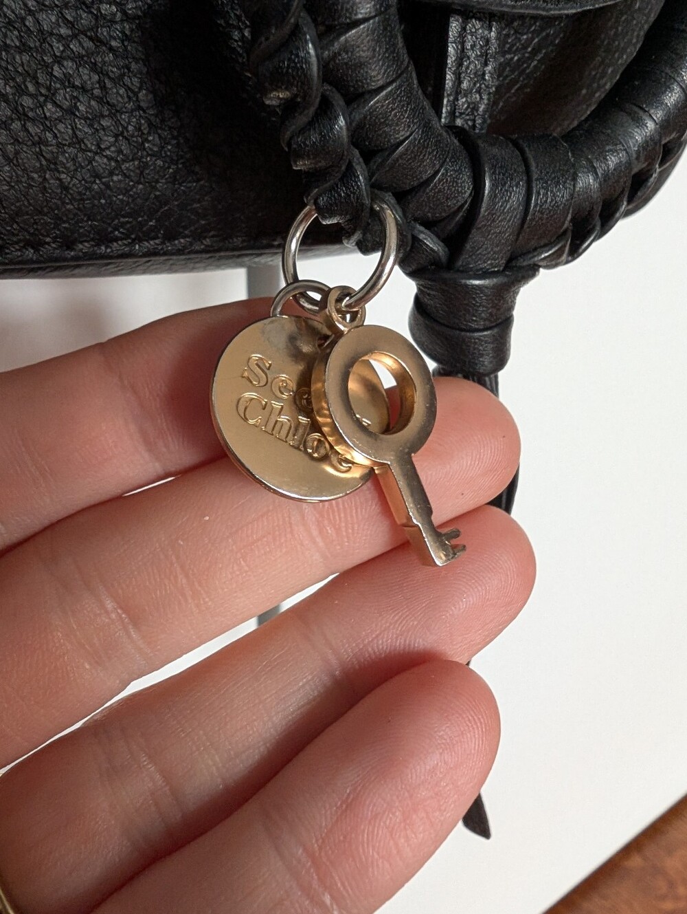 See By Chloé Joan Mini Camera Bag In Black Leather & Suede Crossbody or Shoulder - Picture 5 of 9
